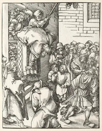 Martyrdom of St. James the Less by Lucas Cranach the Elder — digital art print download