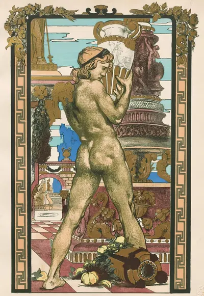 Носитель амфоры by Морис Десвалльер, 1898-1899 — digital art print download