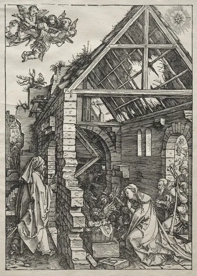 The Nativity by Альбрехт Дюрер, 1504–1505 — digital art print download