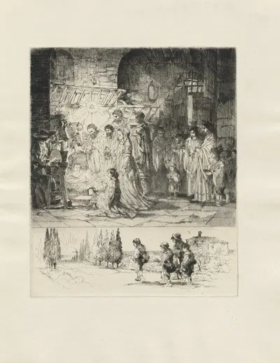 Фредерик Мистраль; Мемуары и рассказы, пл. 01 by Огюст Бруэ, 1937 — digital art print download