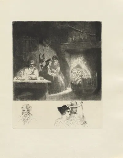 Фредерик Мистраль; Мемуары и рассказы, пл. 02 by Огюст Бруэ, 1937 — digital art print download