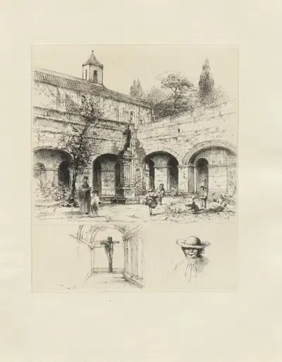 Фредерик Мистраль; Мемуары и рассказы Пл.03 by Огюст Бруэ, 1937 — digital art print download