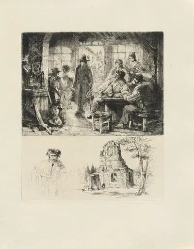 Фредерик Мистраль; Мемуары и рассказы by Огюст Бруэ, 1937 — digital art print download