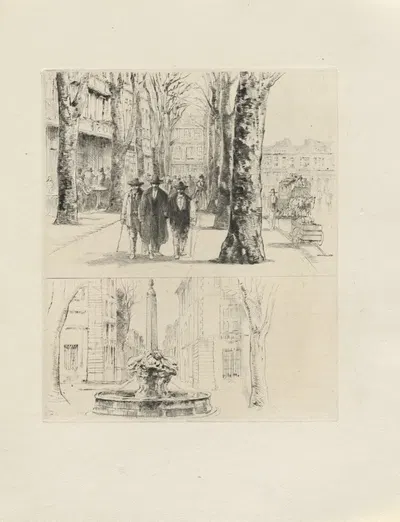 Фредерик Мистраль; Мемуары и рассказы Пл.06 by Огюст Бруэ, 1937 — digital art print download