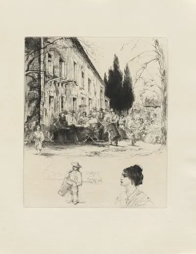 Фредерик Мистраль; Мемуары и рассказы Пл.07 by Огюст Бруэ, 1937 — digital art print download
