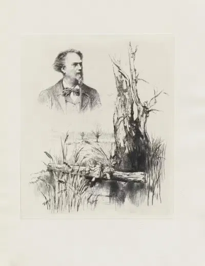 Фредерик Мистраль; Мемуары и рассказы Пл.10 by Огюст Бруэ, 1937 — digital art print download