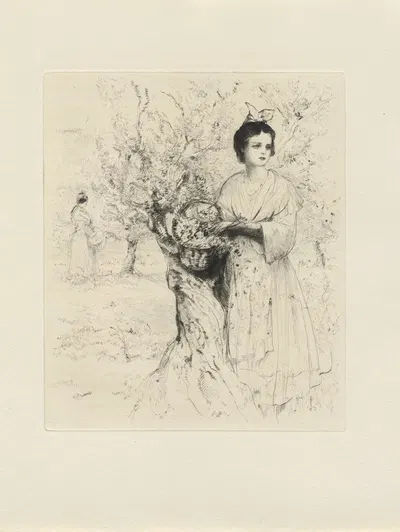 Фредерик Мистраль; Мемуары и рассказы Пл.11 by Огюст Бруэ, 1937 — digital art print download