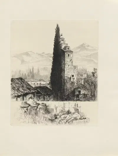 Фредерик Мистраль; Мемуары и рассказы, пл.12 by Огюст Бруэ, 1937 — digital art print download