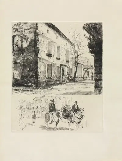 Фредерик Мистраль; Мемуары и рассказы, пл. 14 by Огюст Бруэ, 1937 — digital art print download