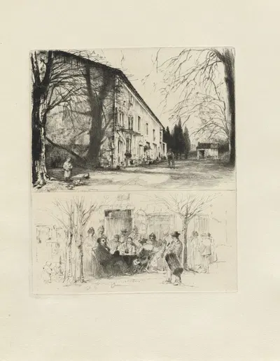 Фредерик Мистраль; Мемуары и рассказы Пл.15 by Огюст Бруэ, 1937 — digital art print download