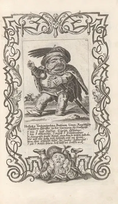 Holloka Tschimitschko Buttiam Uram, Pl. 12 by Elias Baeck, 1710-1719 — digital art print download