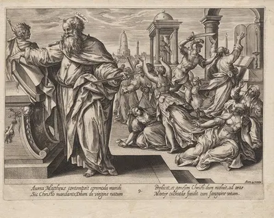St. Matthew by Hendrick Goltzius, c. 1578 — digital art print download