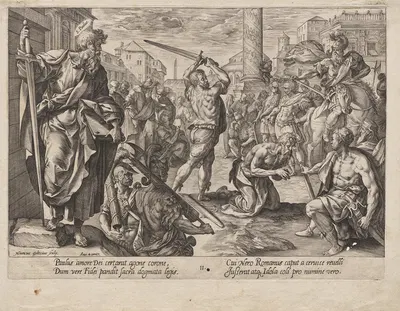 St. Paul by Hendrick Goltzius, c. 1578 — digital art print download