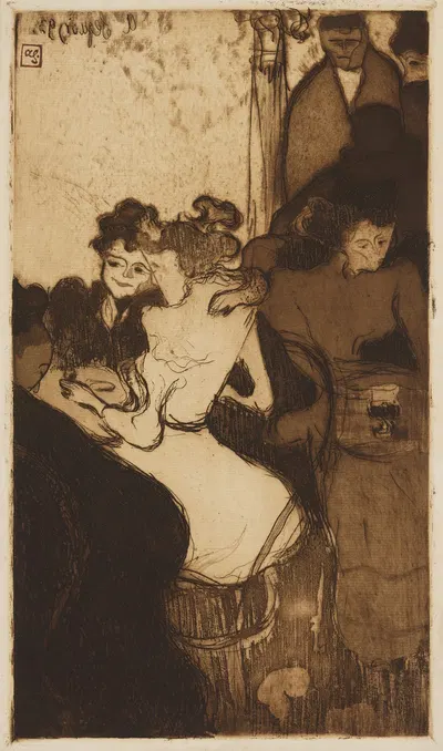 Бар (Le Bar) by Арман Сеган, 1893 — digital art print download