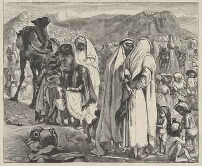 Gathering Manna by Артур Бойд Хоутон — digital art print download