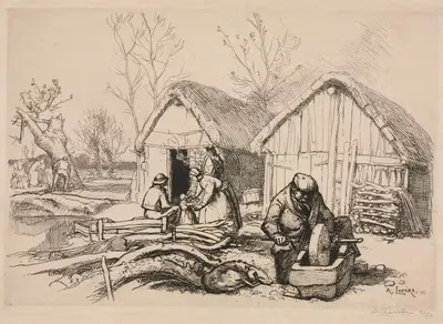 Дом дровосека (Венде) by Огюст Луи Лепер, 1915 — digital art print download