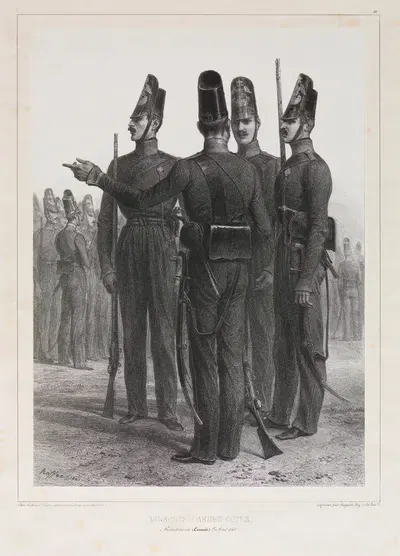 Арноте Гардес-Кот by Денис Огюст Мари Раффе, 1841 — digital art print download