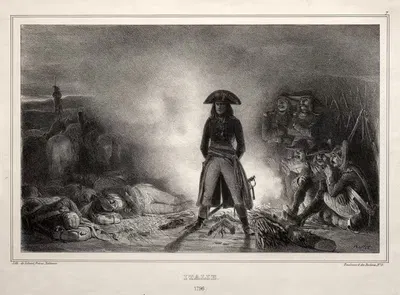 Италия, 1796, Наполеон Бонапарт by Денис Огюст Мари Раффе, 1836 — digital art print download