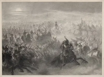 Обзор ночью by Денис Огюст Мари Раффе, 1816 — digital art print download