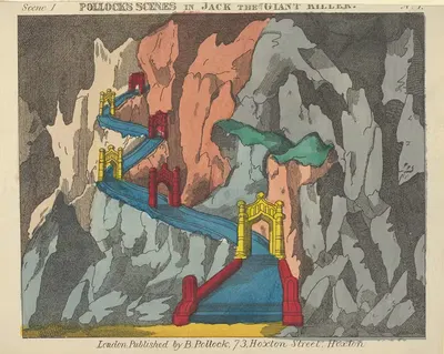 Jack and the Giant Killer, Scenes for a Toy Theater Pl.01 by Benjamin Pollock, 1870–1890 — digital art print download