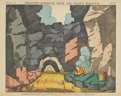 Jack and the Giant Killer, Scenes for a Toy Theater Pl.02 by Benjamin Pollock, 1870–1890 — digital art print download