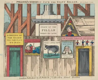 Jack and the Giant Killer, Scenes for a Toy Theater Pl.08 by Benjamin Pollock, 1870–1890 — digital art print download