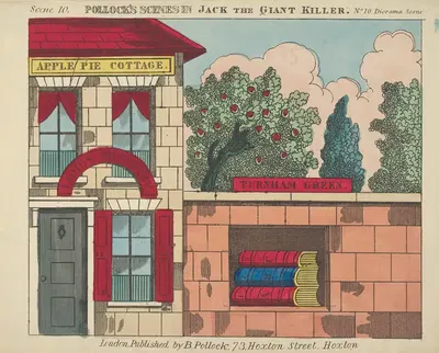 Jack and the Giant Killer, Scenes for a Toy Theater Pl.10 by Benjamin Pollock, 1870–1890 — digital art print download