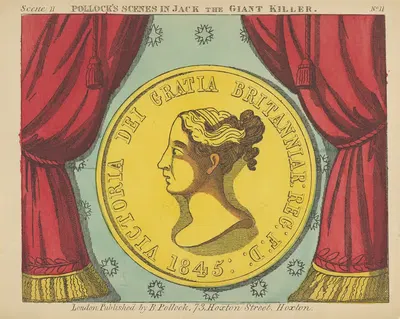 Jack and the Giant Killer, Scenes for a Toy Theater Pl.11 by Benjamin Pollock, 1870–1890 — digital art print download
