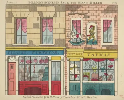 Jack and the Giant Killer, Scenes for a Toy Theater Pl.12 by Benjamin Pollock, 1870–1890 — digital art print download