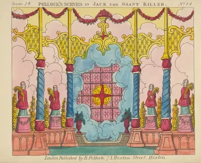 Jack and the Giant Killer, Scenes for a Toy Theater Pl.14 by Benjamin Pollock, 1870–1890 — digital art print download