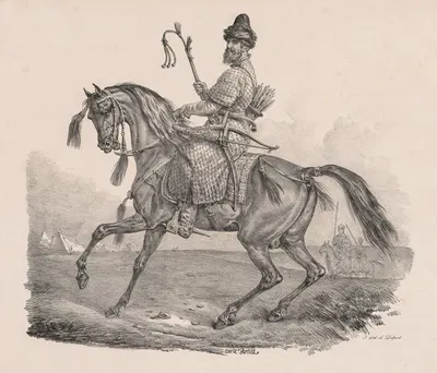 Казачий кавалер by Карл Верне, c. 1820 — digital art print download