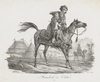 Всадник Мамелюка by Карл Верне, c. 1818 — digital art print download