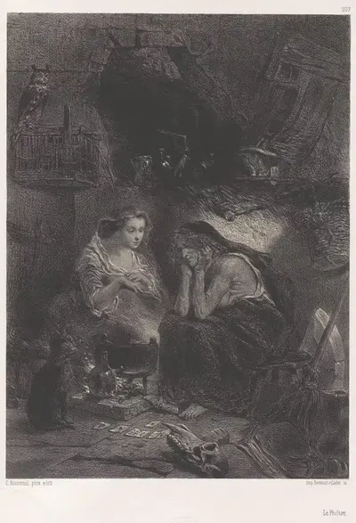 Зелье by Селестен Нантёй, 1860 — digital art print download