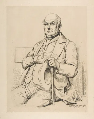 Casimir le Conte, after Boulanger by Charles Meryon, 1856 — digital art print download