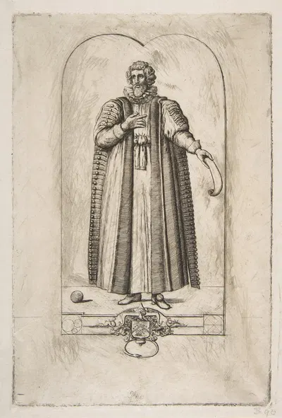 François Viète by Charles Meryon, 1861 — digital art print download