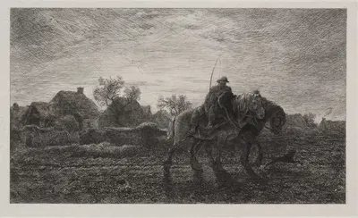 Утро by Шарль Эмиль Жак, 1864 — digital art print download