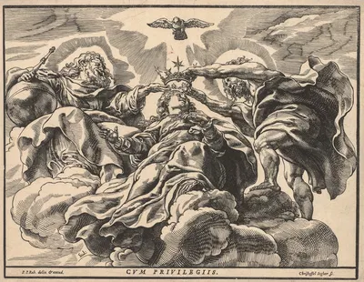 Coronation of the Virgin by Христоффель Егер — digital art print download