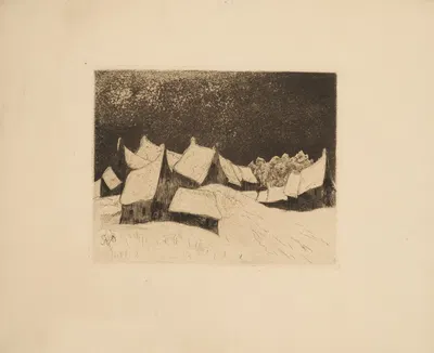 Snow in Picardie (La Neige en Picardie) by Paul Gachet, 1894 — digital art print download