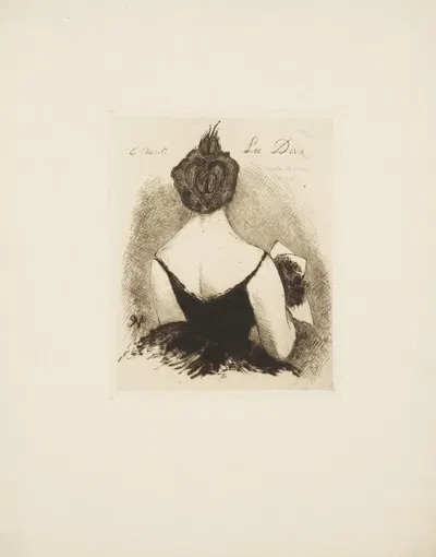 The Diva (La Diva) by Paul Gachet, 1888 — digital art print download