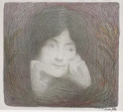 Мадемуазель Морнео из Комеди-Франсез by Эдмон Франсуа Аман-Жан, 1897 — digital art print download