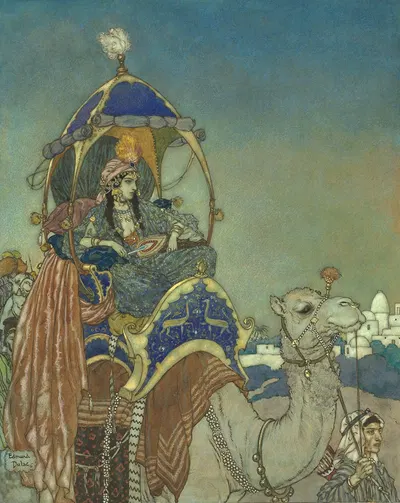 Царица Савская by Эдмунд Дюлак, 1911 — digital art print download