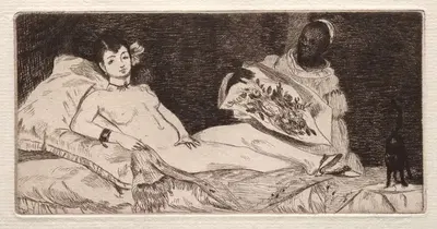 Olympia by Édouard Manet, 1867 — digital art print download