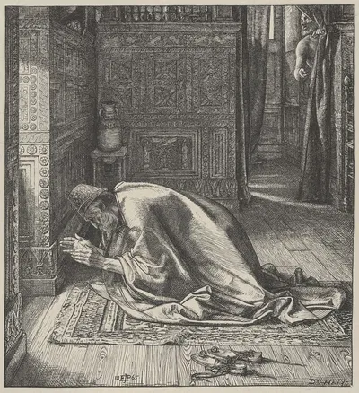 Daniel's Prayer by Эдвард Джон Пойнтер — digital art print download