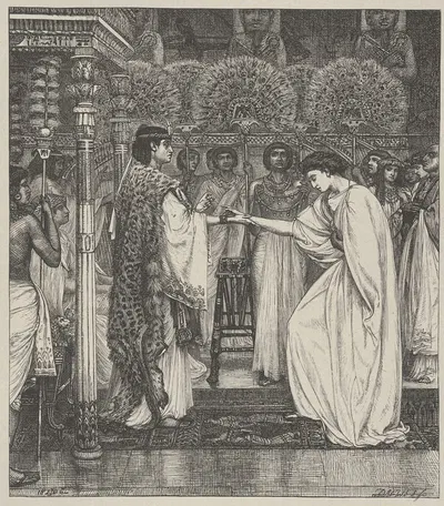 Pharoah Honors Joseph by Edward John Poynter — digital art print download