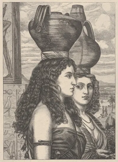 The Israelites in Egypt–Water Carriers by Эдвард Джон Пойнтер, 1881 — digital art print download