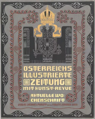 Design for the cover of the Austrian Illustrated Newspaper by Erwin Puchinger — digital art print download