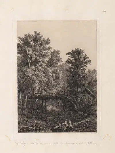 Прачки by Евгений Блери, 1838 — digital art print download