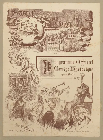 Процессия Брейделя by Флори ван Акер, 1887 — digital art print download