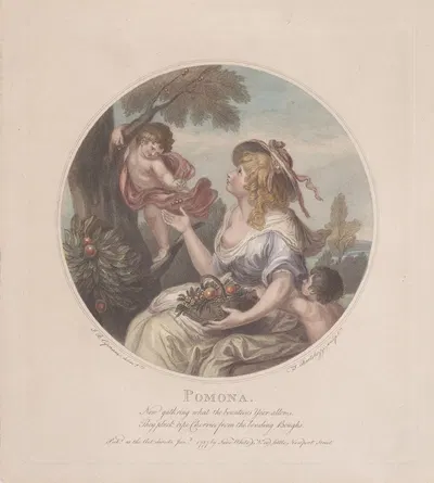 Pomona by Франческо Бартолоззи, 1787 — digital art print download