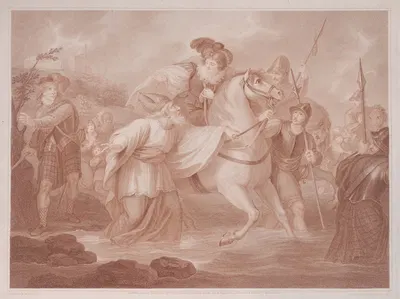 Побег Марии, королевы Шотландии, в Англию by Франческо Бартолоззи, 1794 — digital art print download